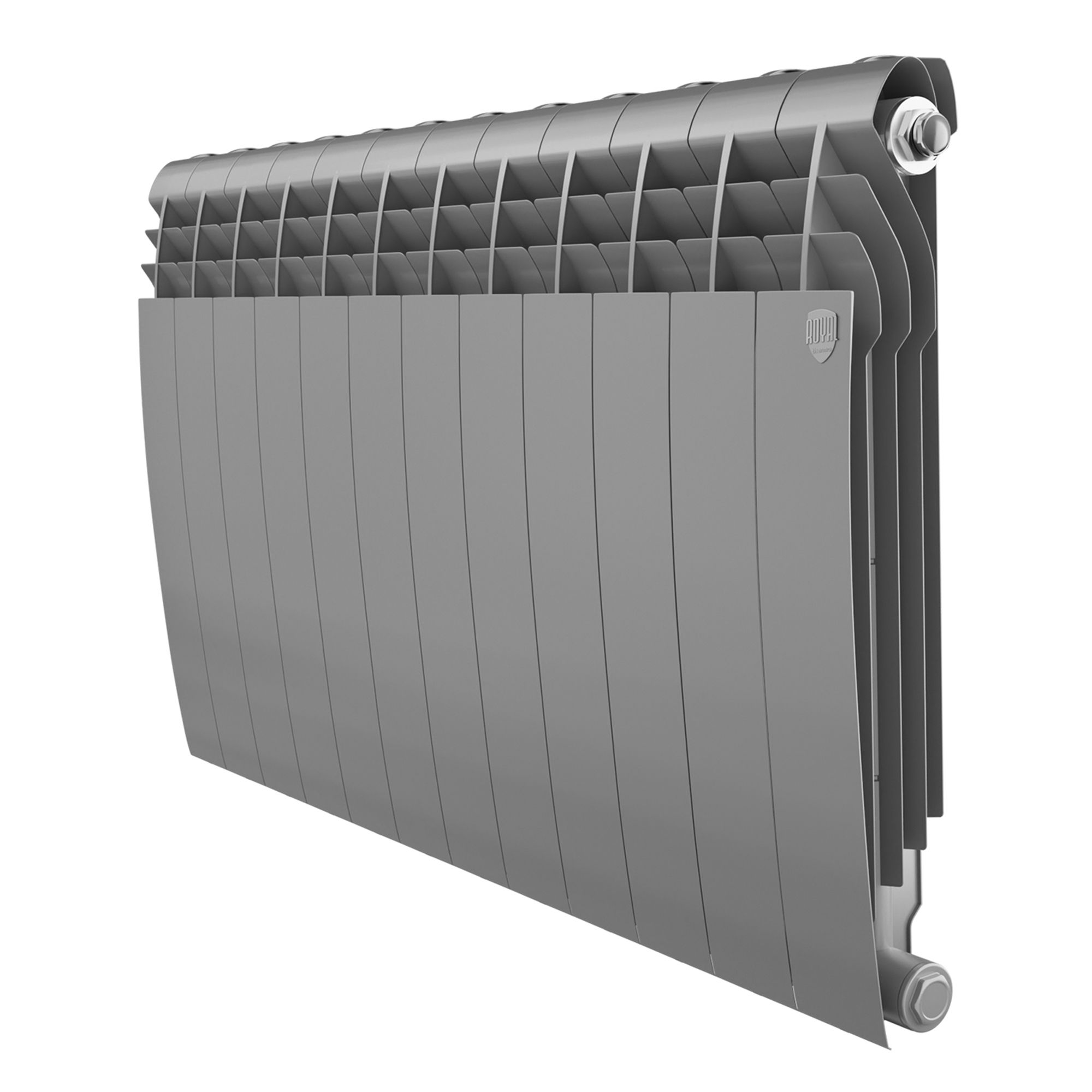 Радиатор Royal Thermo BiLiner 500 12 секций, Silver Satin