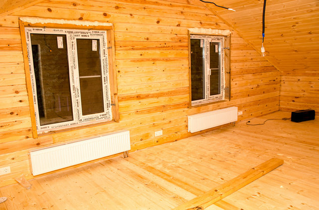 Отопление в деревянном доме, Москва (кликай, чтобы увидеть все фото)