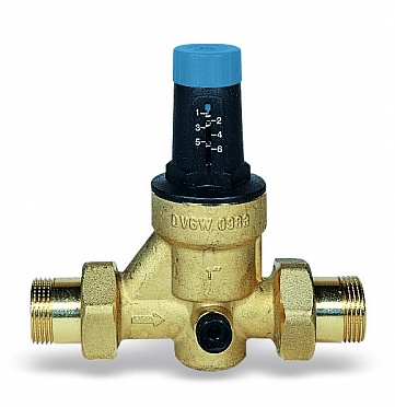 Watts DRV 20 N (05.02.520) Редуктор давления 3/4' с регулятором и шкалой (гайки в комплекте)