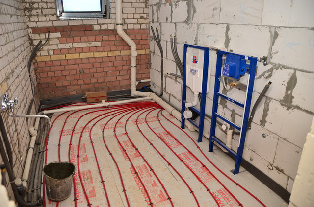 Монтаж отопления в загородном доме, с.Минское