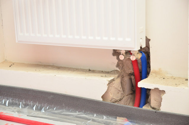 Установка системы отопления в доме, Кострома