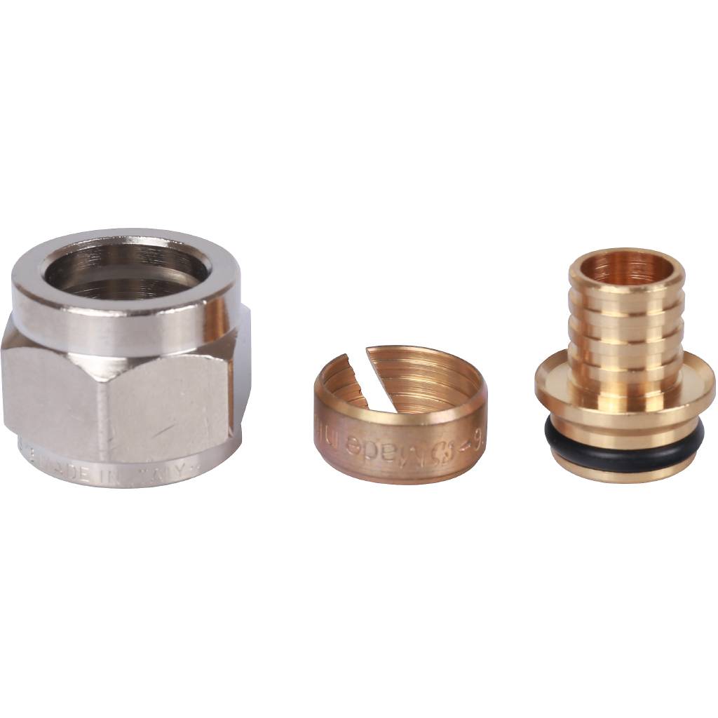 Stout Фитинг компрессионный для труб Pex 16х2.0 х 1/2"