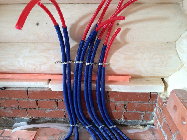 Теплые полы в бане, Андрейково