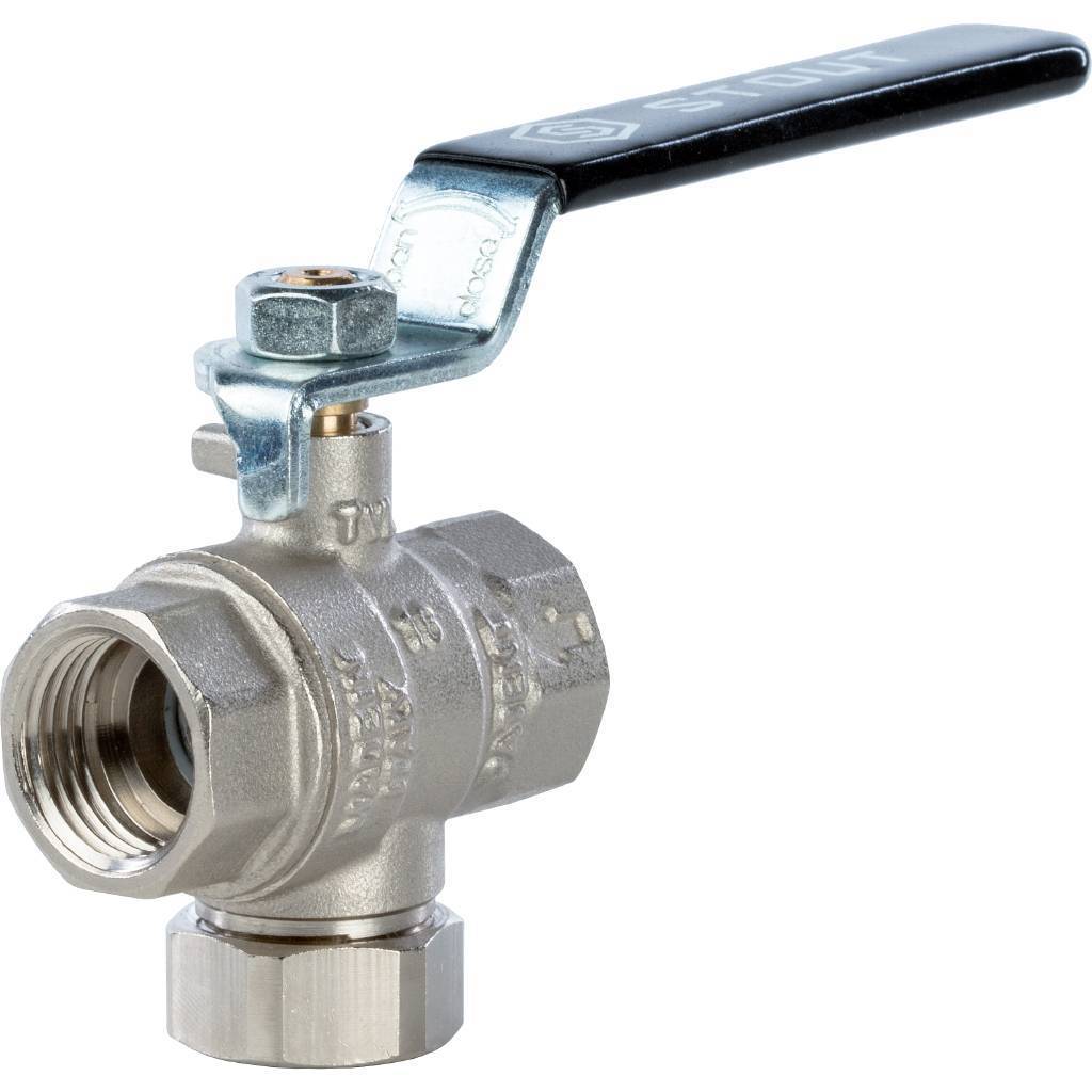 Stout Кран шаровой с фильтром 1/2