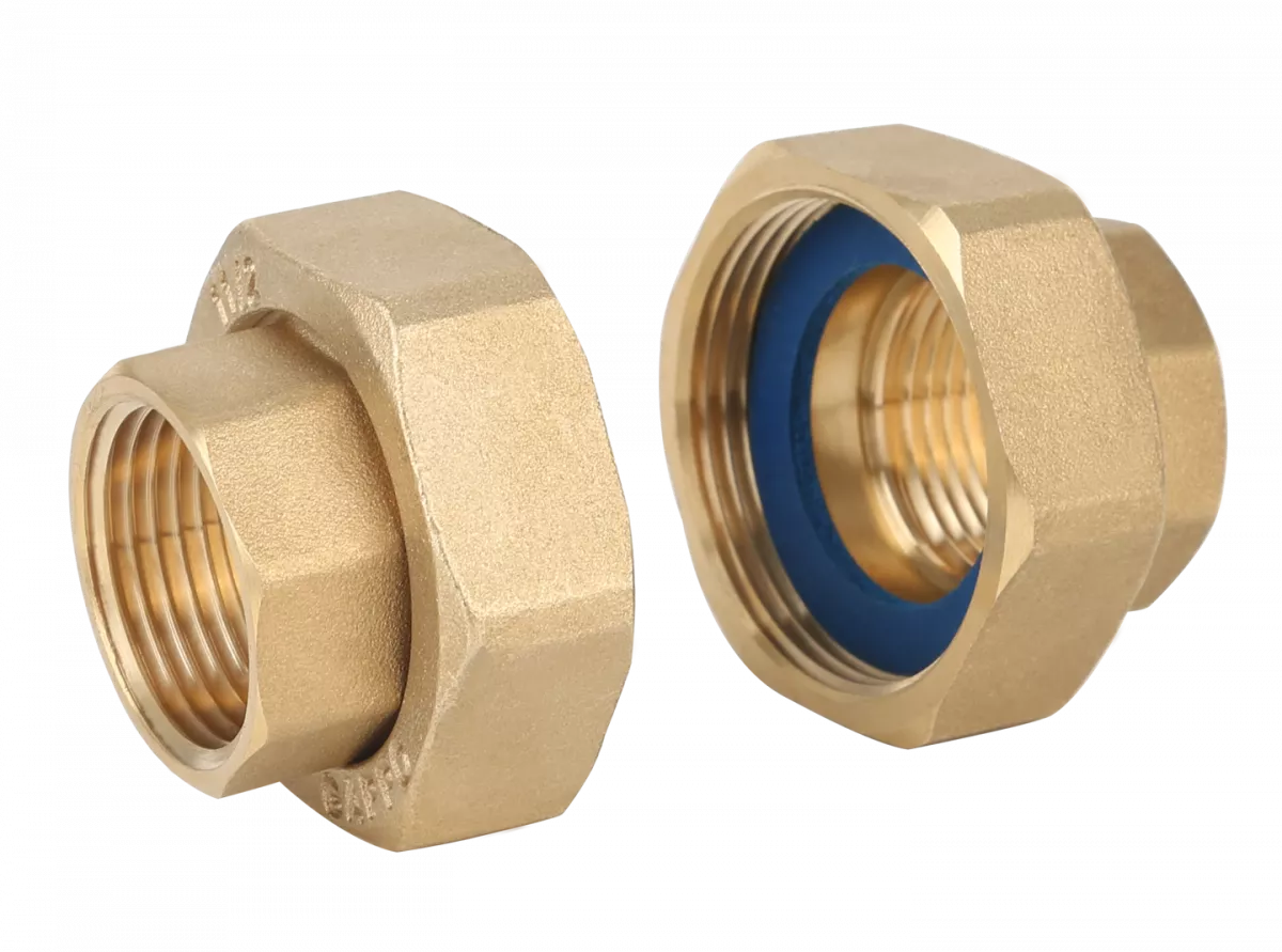 Gappo Гайки для насосов G 1 1/2" x Rp 1" с прокладками (комплект из 2 штук)