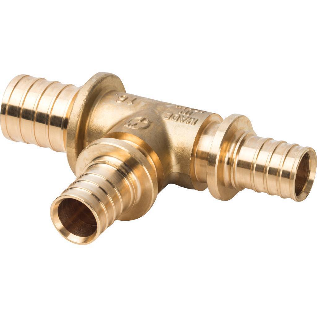 Stout Тройник переходной 32x25x25 для труб из сшитого полиэтилена аксиальный