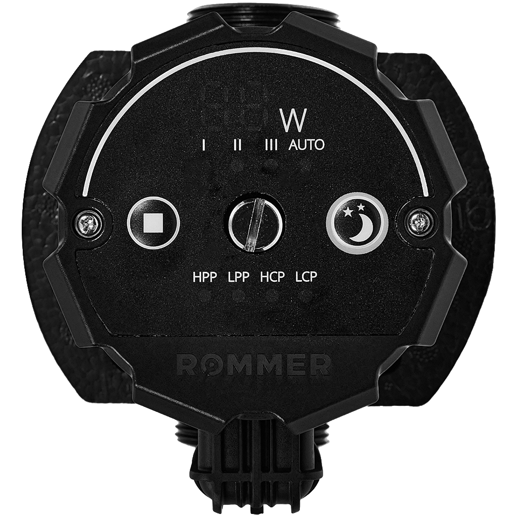 Rommer PROFI EVO 25-60 130 мм, насос циркуляционный частотный, с гайками и теплоизоляцией