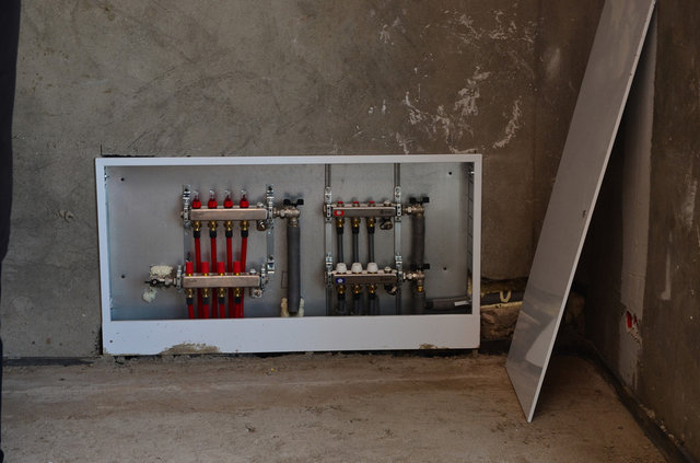 Каскад из 2-х конденсационных котлов Vaillant в д. Заречье