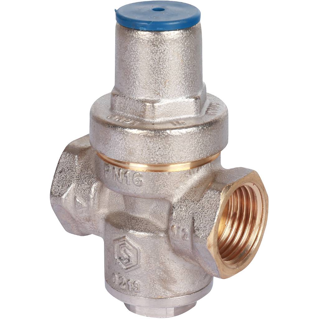 Stout Редуктор давления PN16 вн/вн 1/2" без подкл. манометра