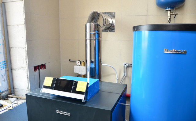 Котельная на Buderus с погодозависимой автоматикой