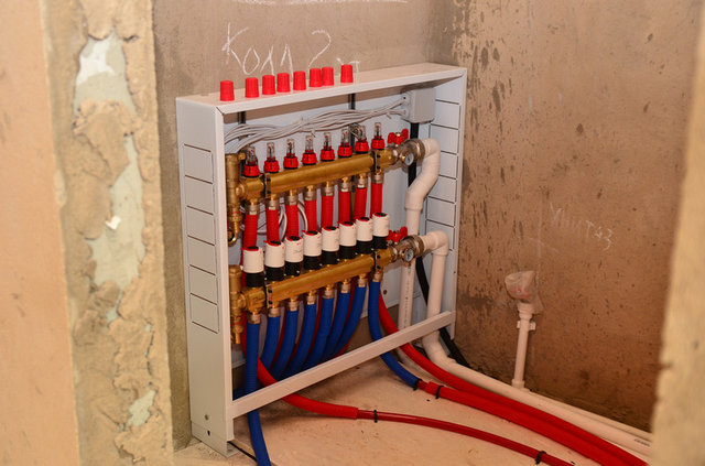 Теплые полы в загородном доме, Кострома