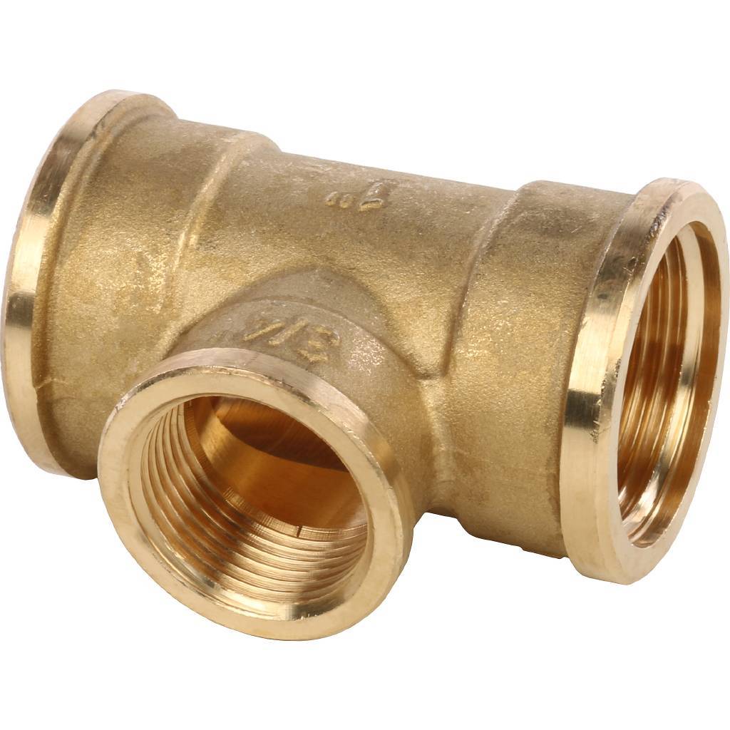 Stout Тройник ВВ переходной 1" х 3/4" х 1"