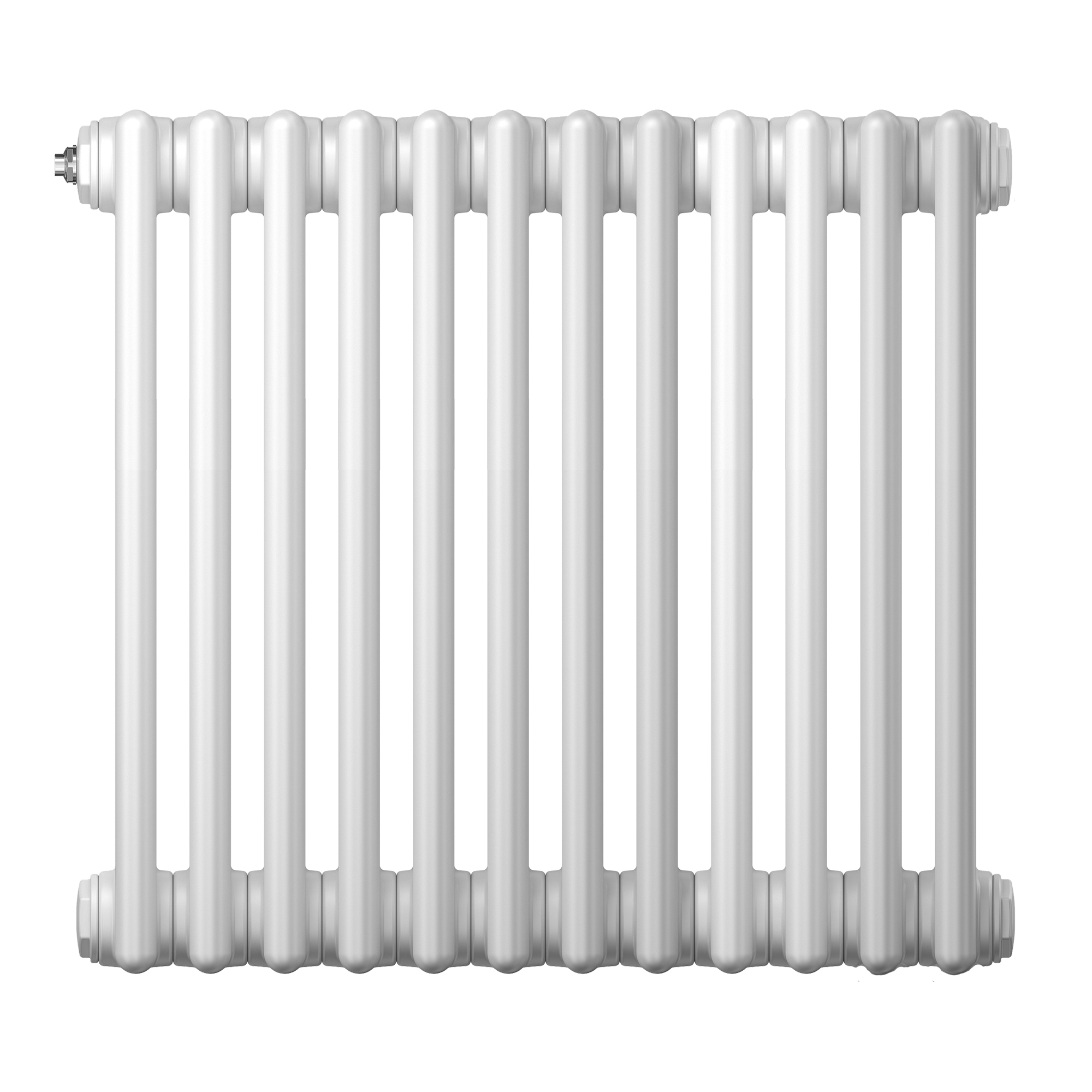 Радиатор трубчатый Zehnder Charleston 3050, 16 сек. 1/2 ниж.подк. RAL9016 (кроншт.в компл)