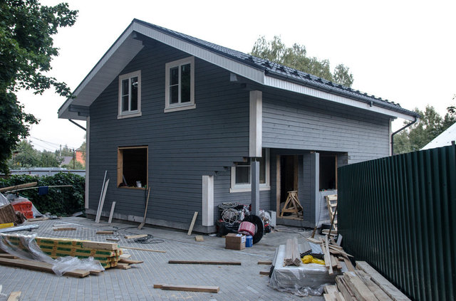 Отопление в деревянном доме, Москва (кликай, чтобы увидеть все фото)