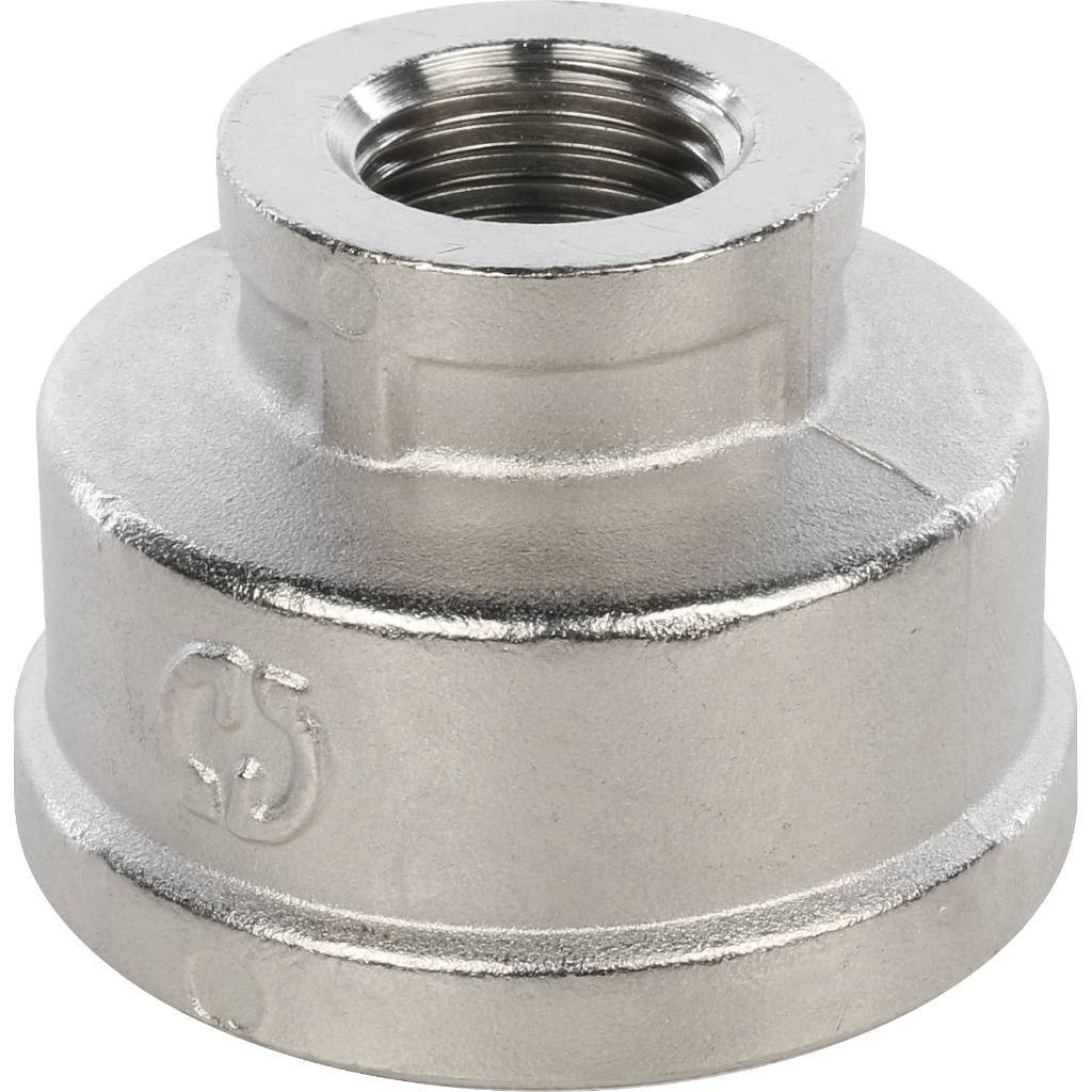 Stout Муфта ВВ переходная никелированная 1 1/2" х 3/4"