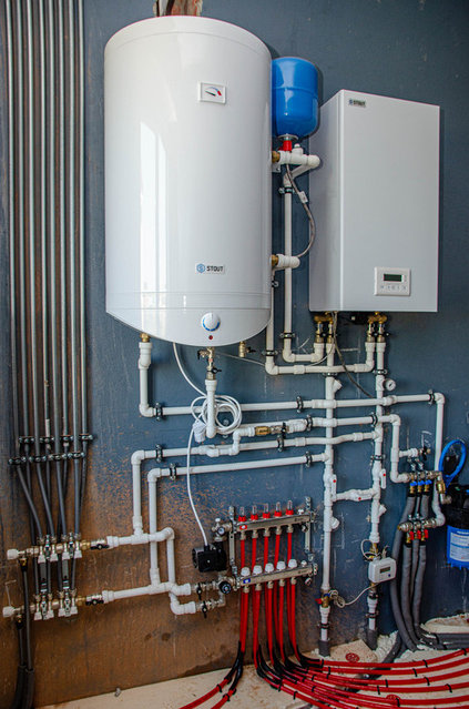 Инженерное оборудование Stout, отопление и водопровод в частном доме