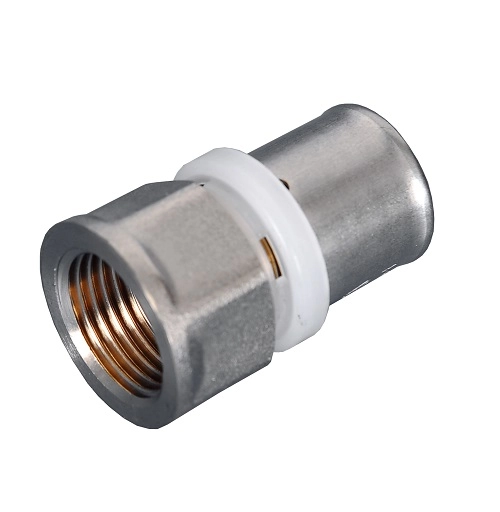 MVI Переходник с внутренней резьбой 20 х 3/4" для металлопластиковых труб под пресс