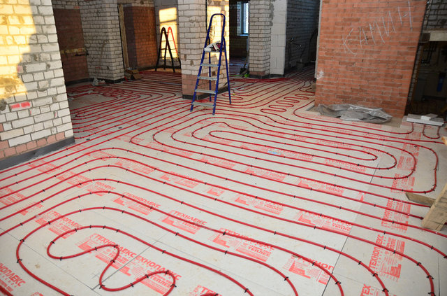 Монтаж отопления в загородном доме, с.Минское