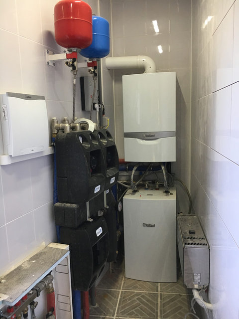 Компактная котельная на современном оборудовании Vaillant