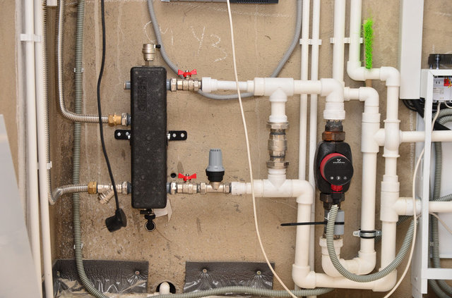 Теплые полы в загородном доме, Кострома