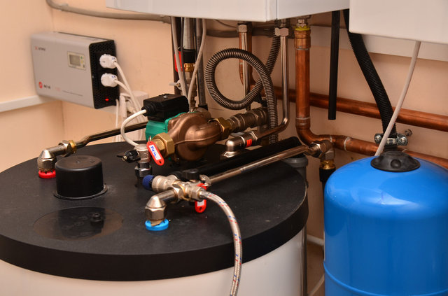 Каскад из 2-х конденсационных котлов Vaillant в д. Заречье