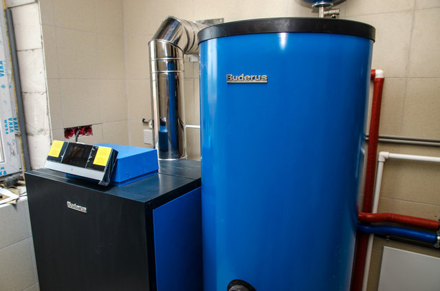 Котельная на Buderus с погодозависимой автоматикой