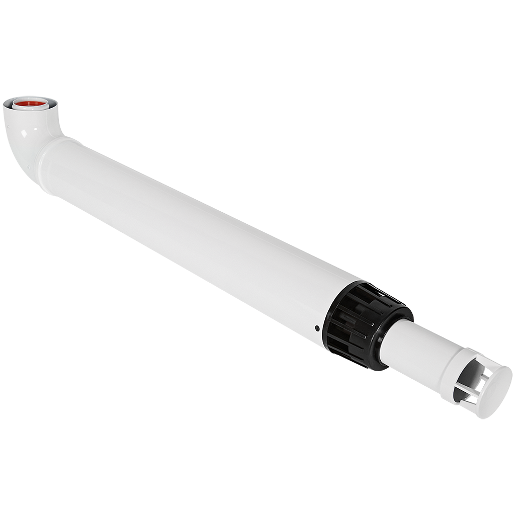 Rommer Комплект дымохода Антилёд 60/100 - 1000мм (Baxi EcoFour и Luna, Viessmann)