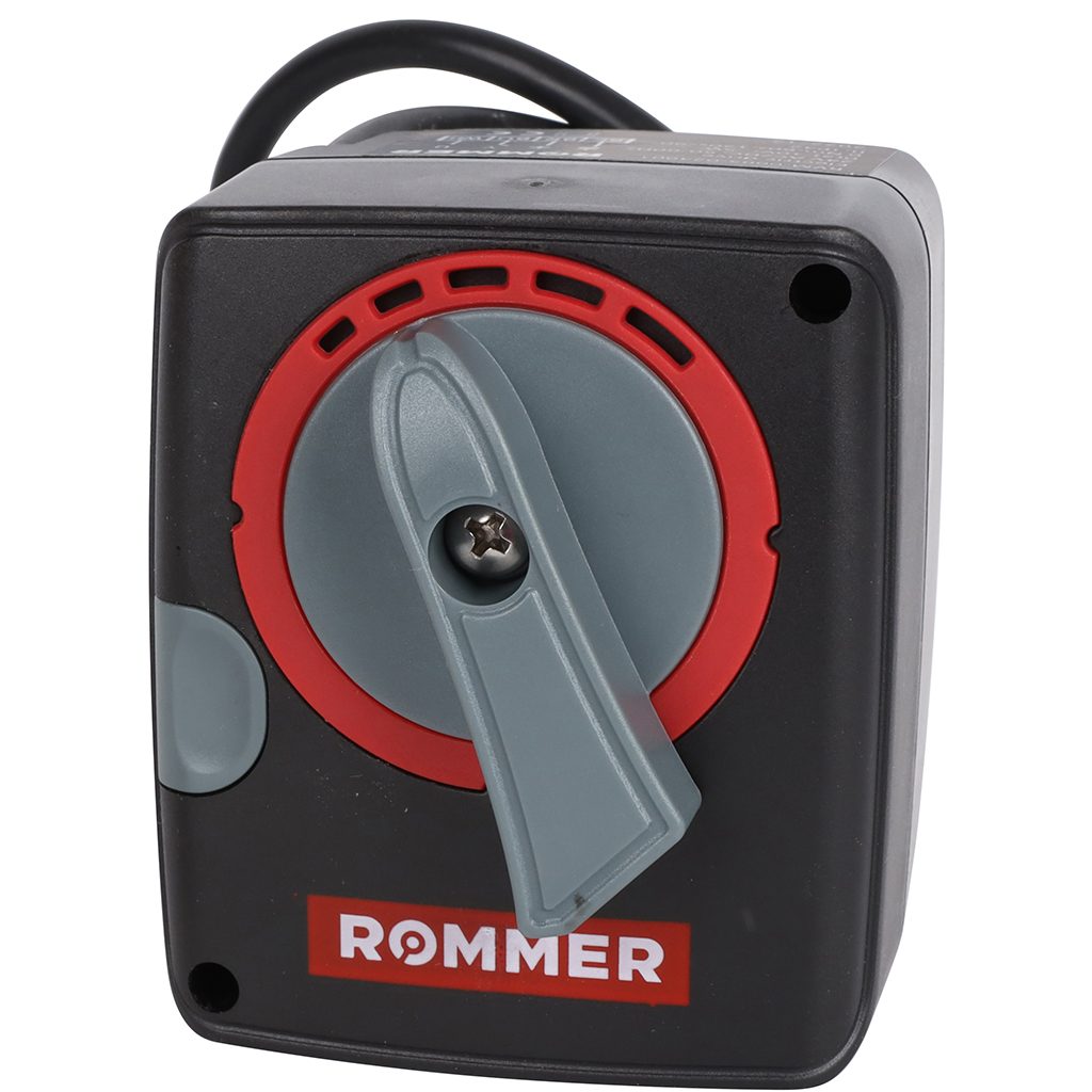 Rommer Сервопривод 24V c регулировкой по сигналу 0-10V, 60s, 120s/90°