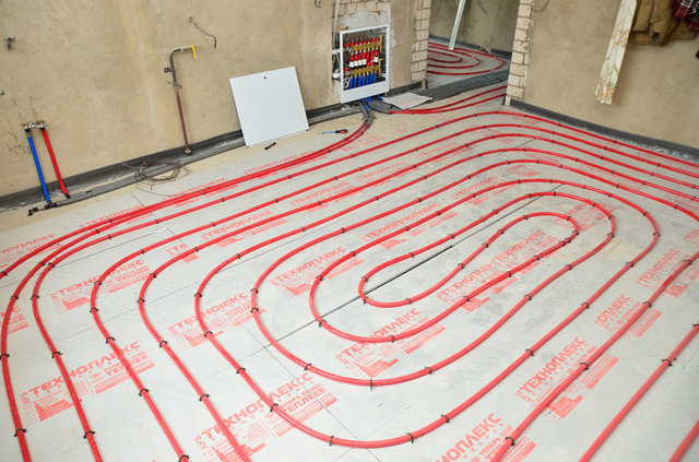 Установка системы отопления в доме, Кострома