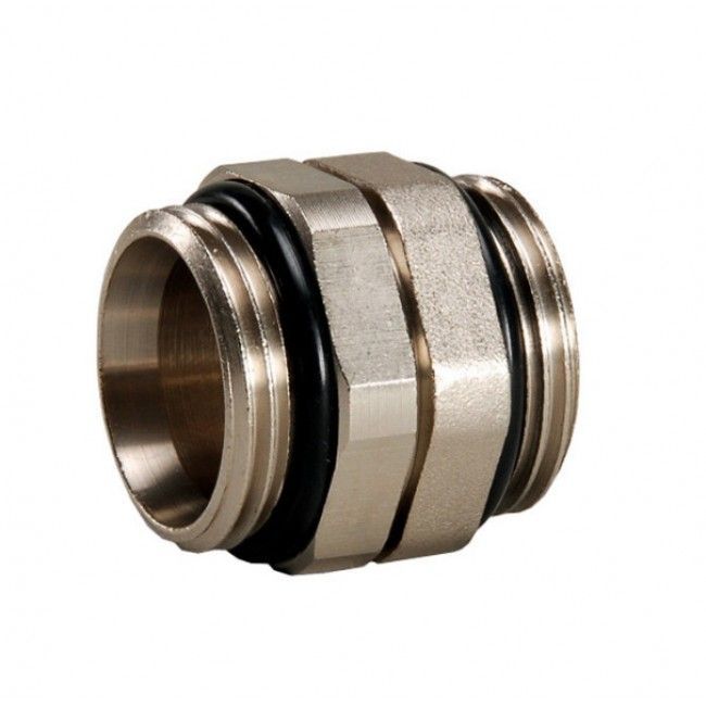Valtec Сдвоенный ниппель для соединения коллекторов (1"x1" наруж. резьба)