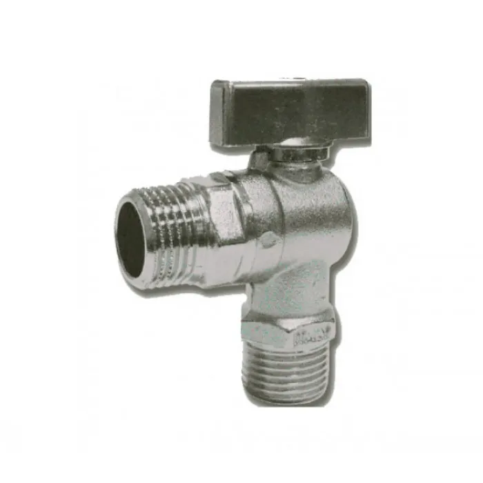 Fornara Кран санитарный 1/2" х 1/2" шаровой угловой для подключения сантехприборов