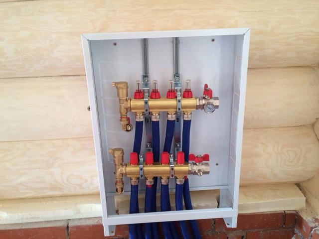 Теплые полы в бане, Андрейково