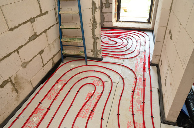 Монтаж отопления в таунхаусе, Москва