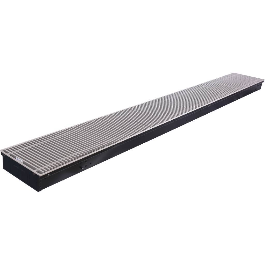 Stout Конвектор внутрипольный SCQ 75.240.2000 (Решётка роликовая, анодированный алюминий)