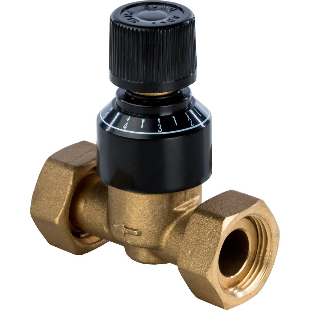 Stout Перепускной клапан дифференциальный by-pass G 3/4” соединение (0,2-2,5)