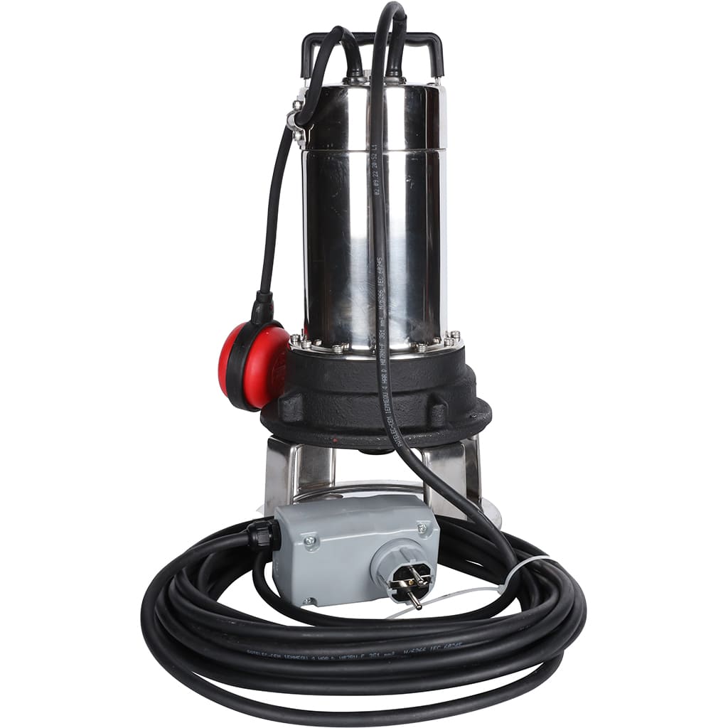 Stout Насос дренажный с режущим механизмом, с полавком, корпус чугун-AISI304 (Q=150 л/мин, H=14,5)