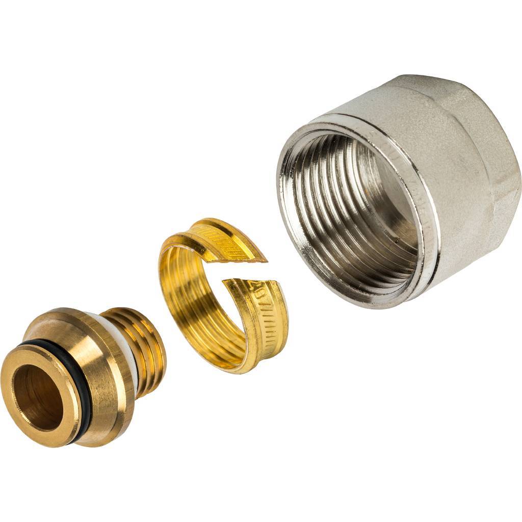 Stout Фитинг компрессионный для металлопластиковых труб 20 х 2.0 х 3/4"EK