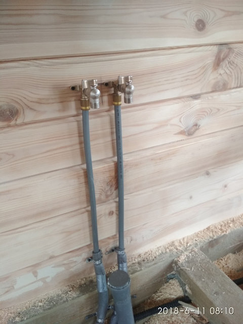 Отопление в доме из бруса, Москва