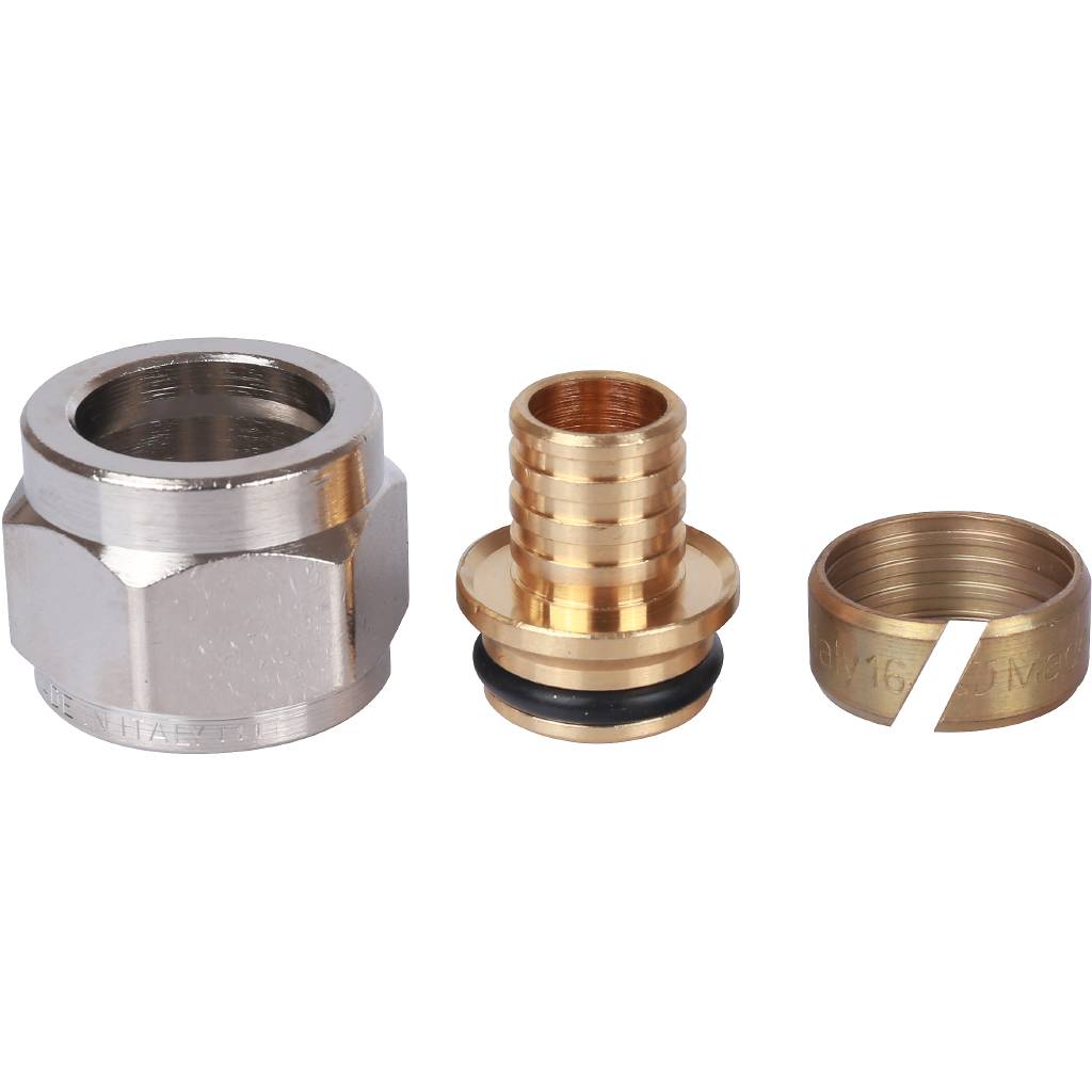 Stout Фитинг компрессионный для труб Pex 16 х 2.2 х 1/2"