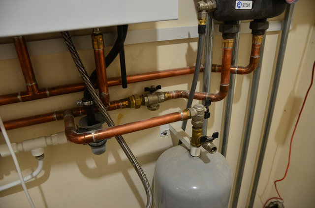 Каскад из 2-х конденсационных котлов Vaillant в д. Заречье