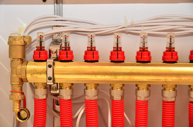 Теплые полы в загородном доме, Кострома