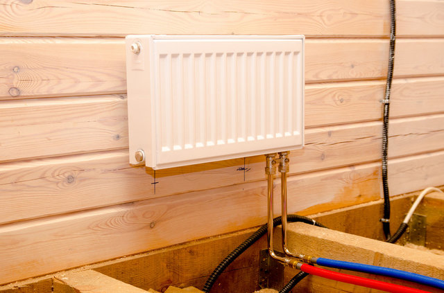 Отопление в деревянном доме, Москва (кликай, чтобы увидеть все фото)