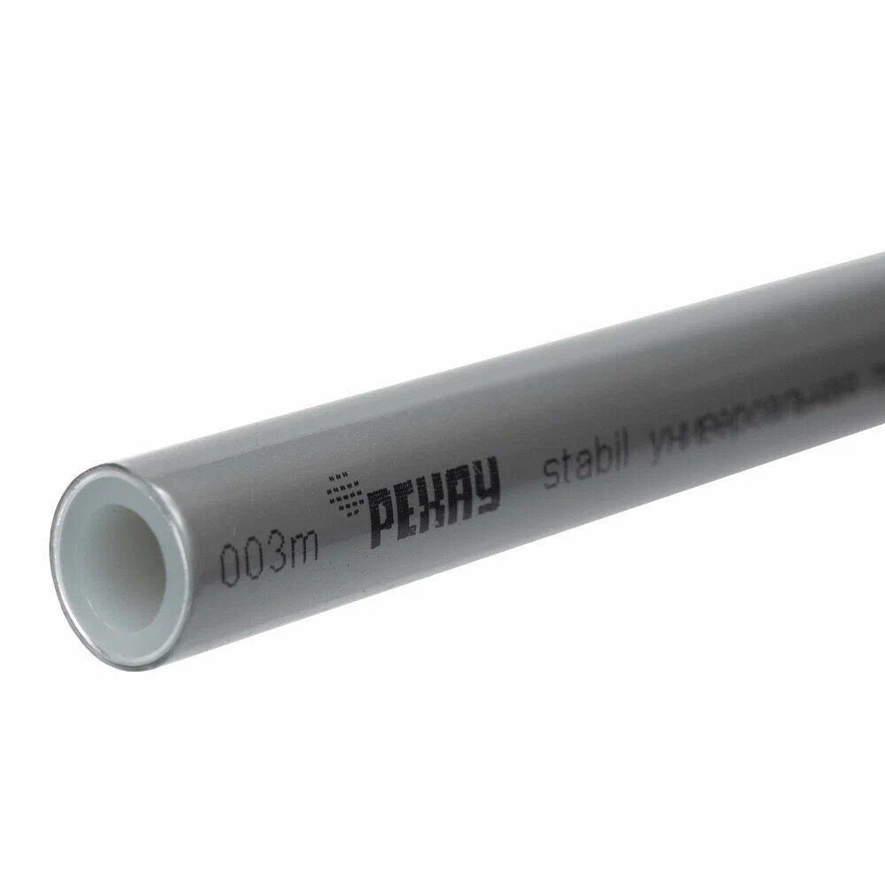 Рехау Rautitan stabil 25х3.7, (метражом, в бухте 50м) труба стабильная PE-Xa/Al/PE-RT (цвет серый)