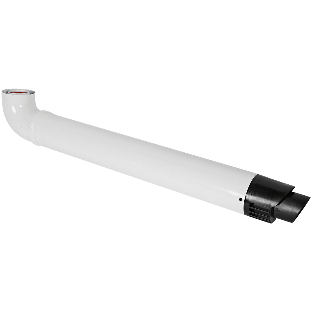 Rommer Комплект дымохода Стандарт 60/100 труба 800мм с флянцем (Protherm Рысь, Baxi Nova, FB VARME)