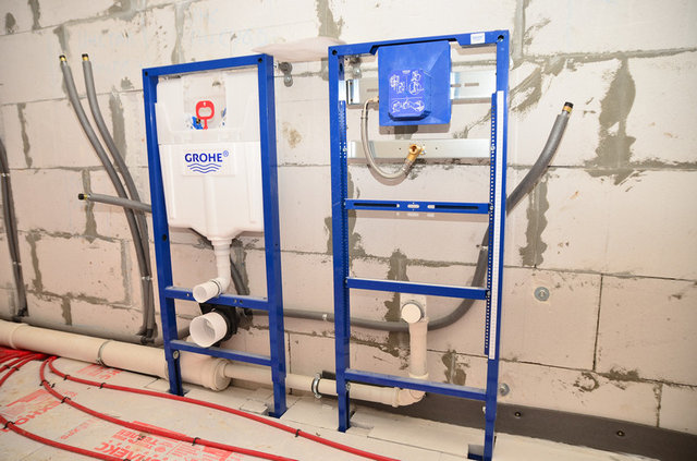 Монтаж отопления в загородном доме, с.Минское