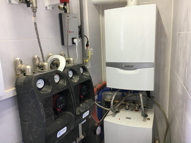 Компактная котельная на современном оборудовании Vaillant