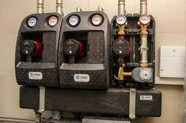 Котельная на Buderus с погодозависимой автоматикой