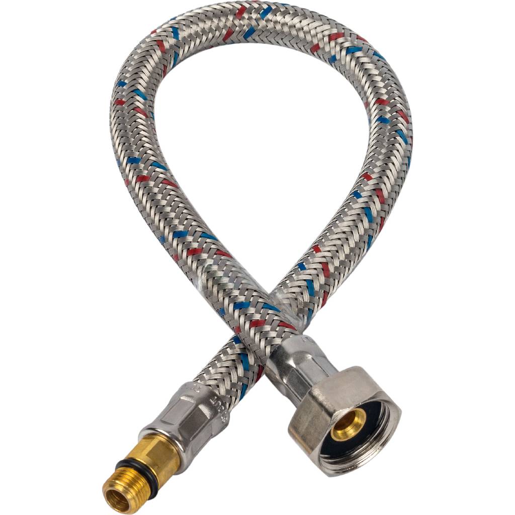 Stout Гибкая подводка для воды M 10 (18мм) х ВР 1/2, длина 400 мм