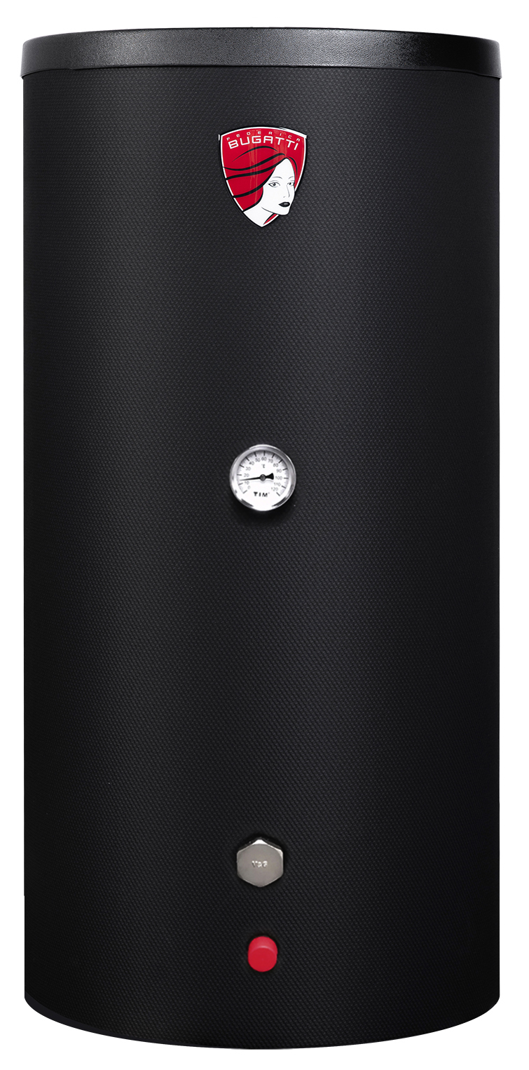 Federica Bugatti INOX Coil Tube 150 АБС, Бойлер из нерж. стали AISI 304 (160л, змеевик: 1.01м2)