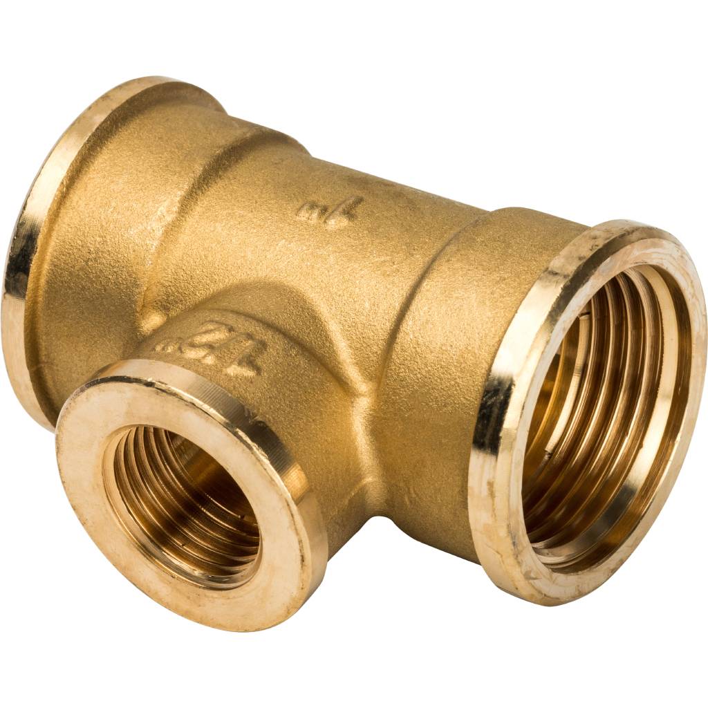 Stout Тройник ВВ переходной 1" х 1/2" х 1"